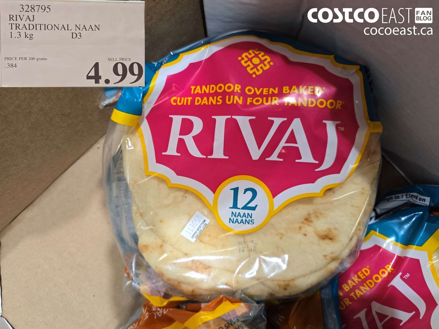 328795 RIVAI TRADITIONAL NAAN 1.3 KG $4.99