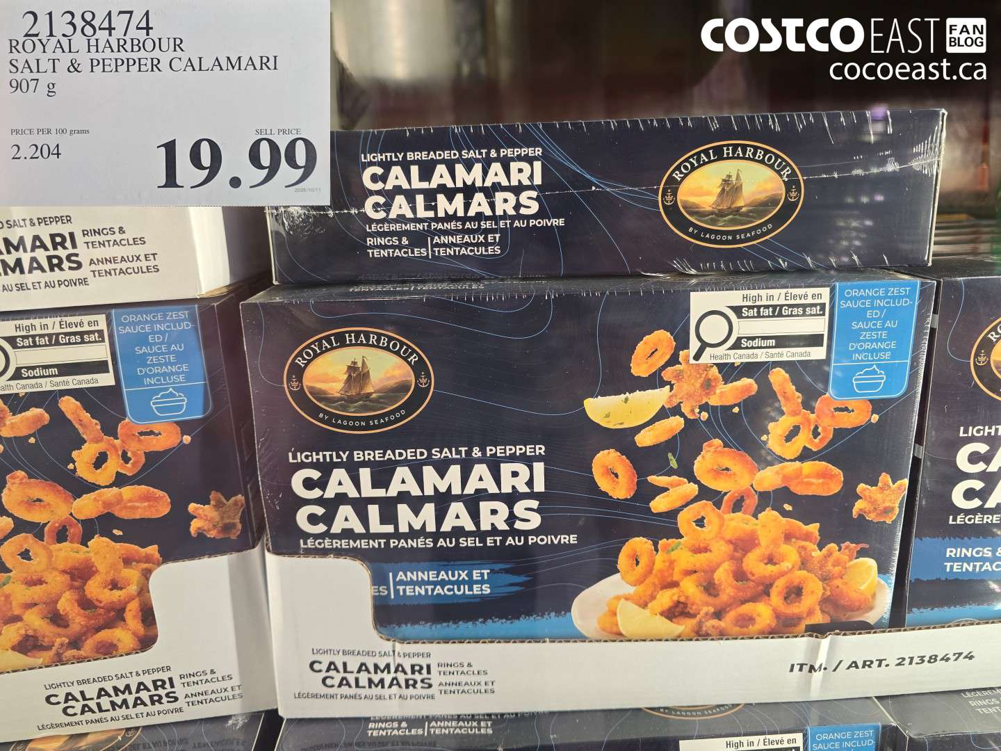 2138474 ROYAL HARBOUR SALT & PEPPER CALAMARI 907 g $19.99