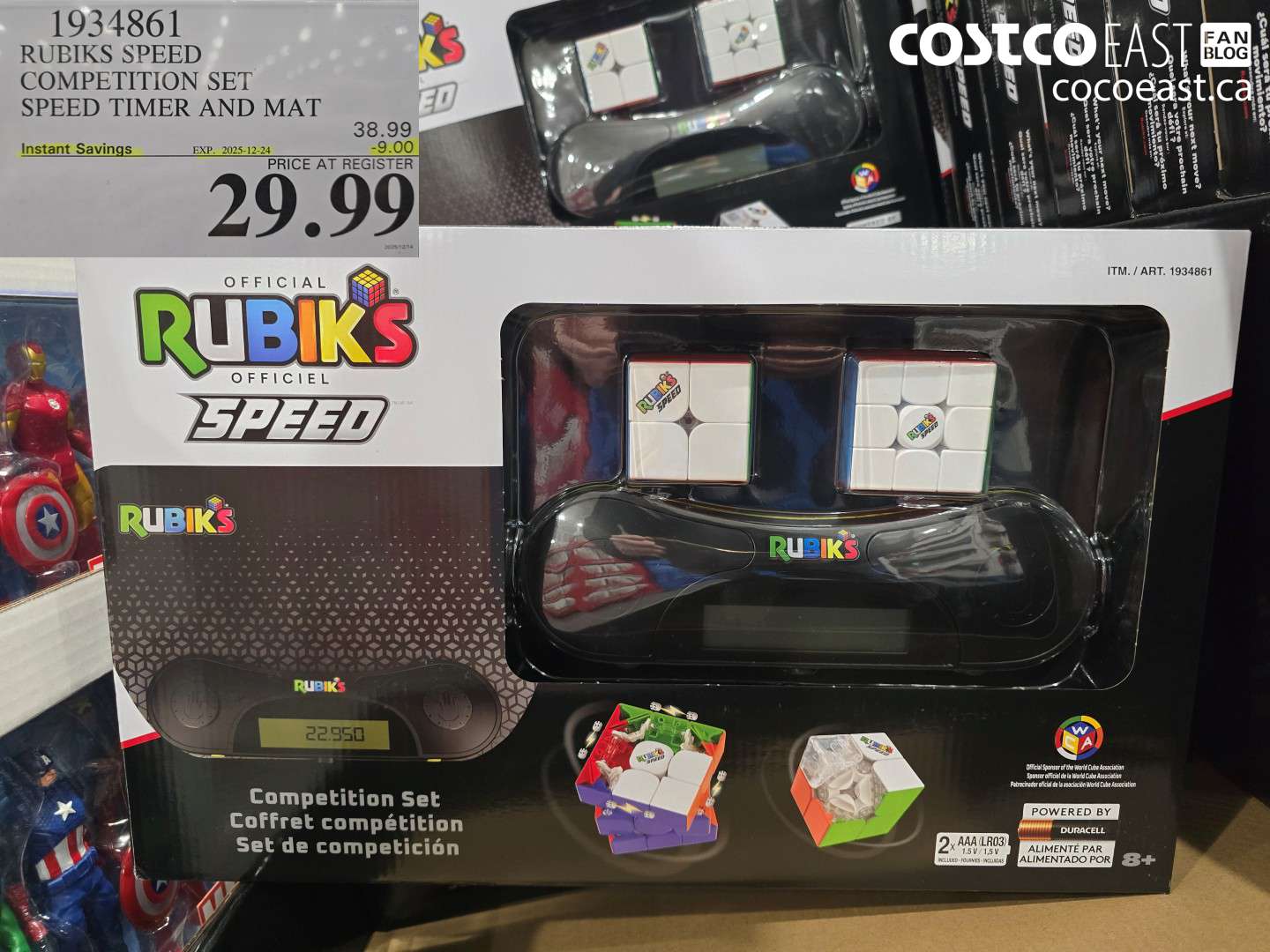 1934861 RUBIKS SPEED COMPETITION SET SPEED TIMER AND MAT ($9.00 INSTANT SAVINGS EXPIRES ON 2025-12-24) $29.99