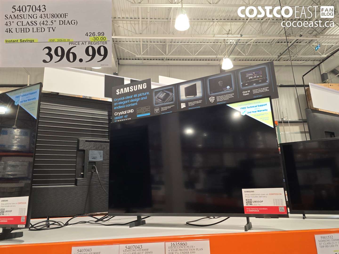 5407043 SAMSUNG 43U8000F 43