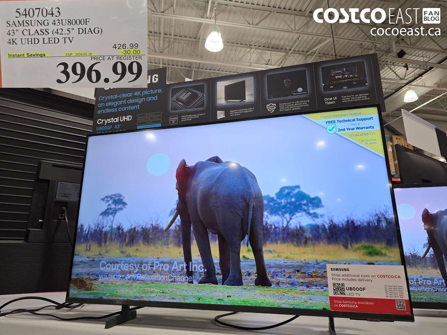 5407043 SAMSUNG 43U8000F 43