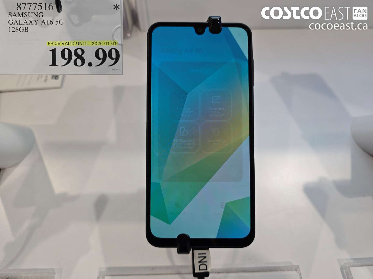 8777516 SAMSUNG GALAXY A16 5G 128GB $198.99