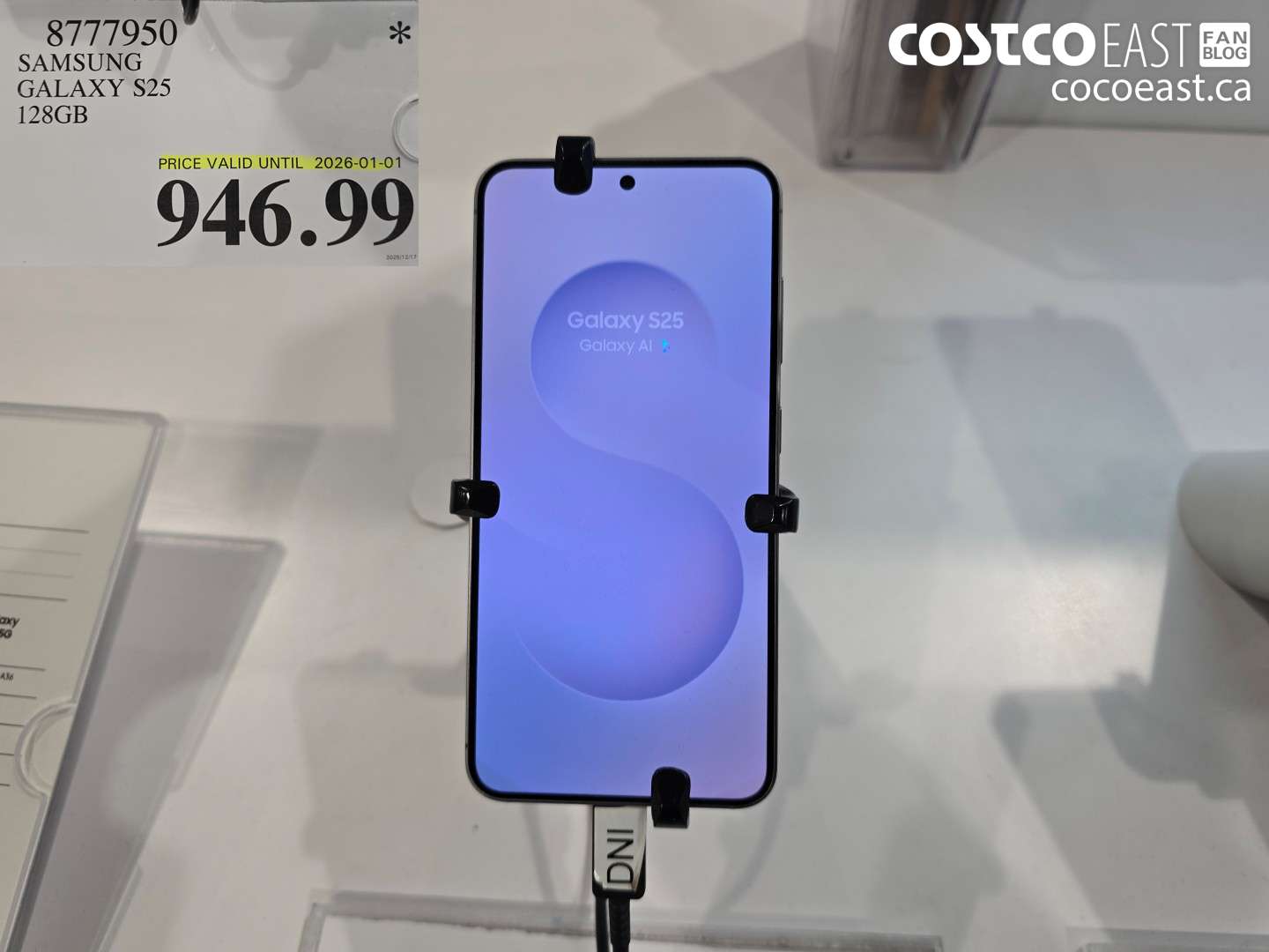 8777950 SAMSUNG GALAXY S25 128GB $946.99