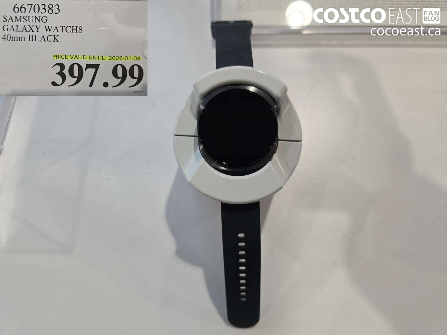 6670383 SAMSUNG GALAXY WATCH8 40mm BLACK $397.99