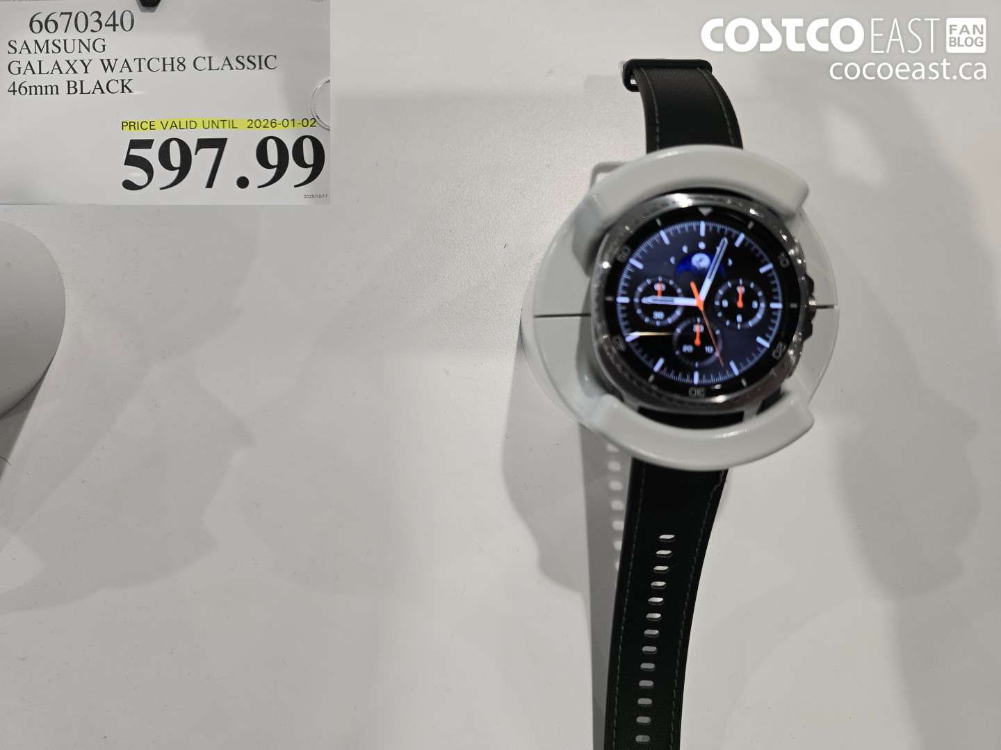 6670340 SAMSUNG GALAXY WATCH8 CLASSIC 46mm BLACK $597.99