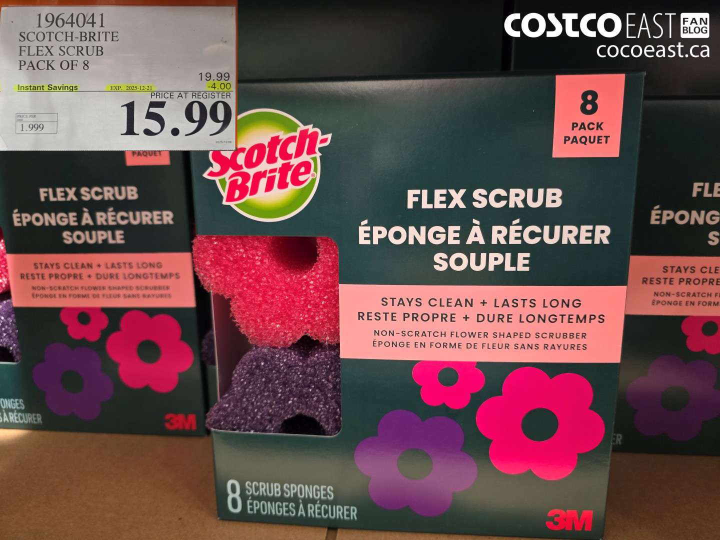 1964041 SCOTCH-BRITE FLEX SCRUB PACK OF 8 ($4.00 INSTANT SAVINGS EXPIRES ON 2025-12-21) $15.99