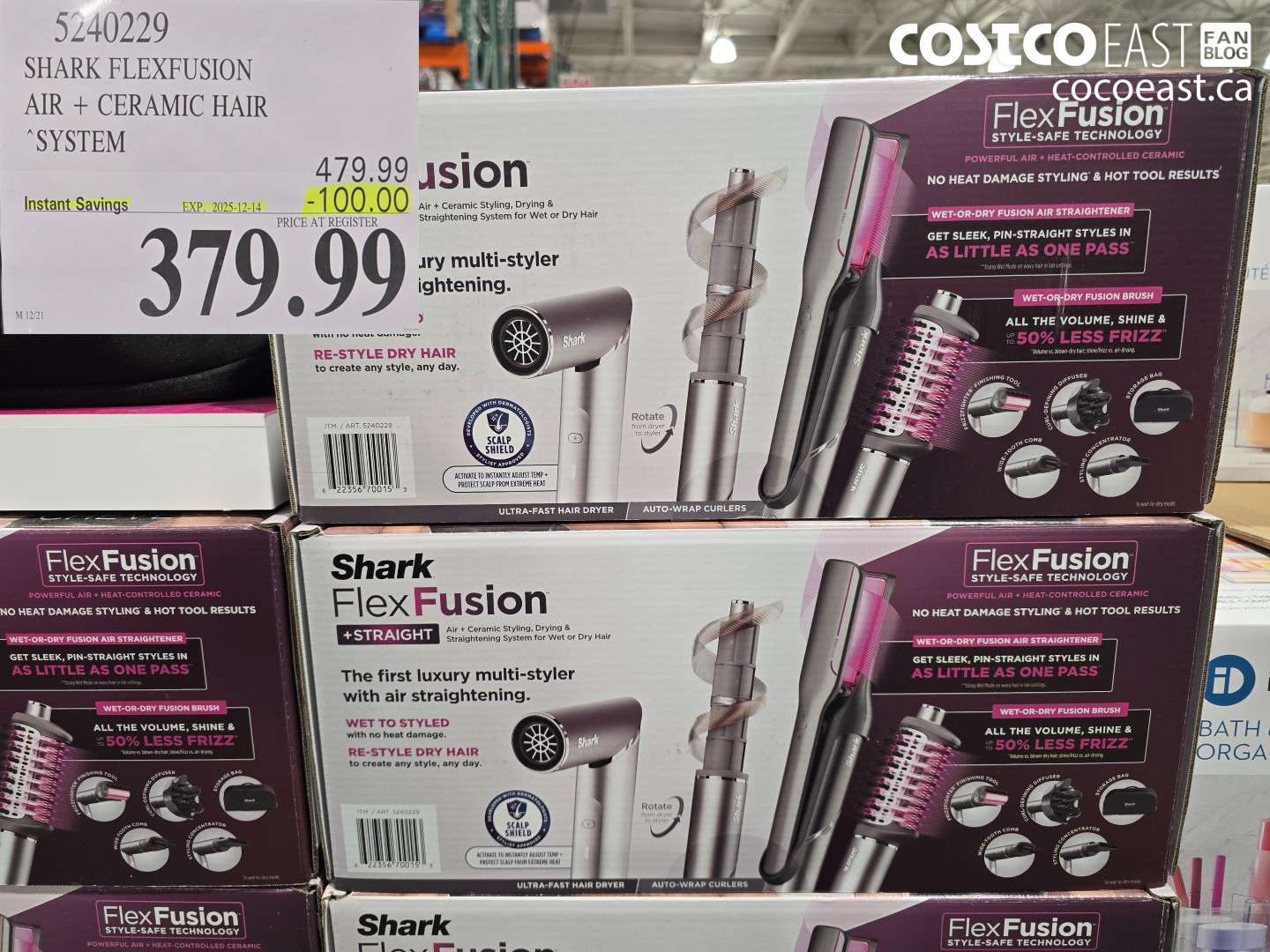 5240229 SHARK FLEXFUSION AIR + CERAMIC HAIR SYSTEM ($100.00 INSTANT SAVINGS EXPIRES ON 2025-12-14) $389.99