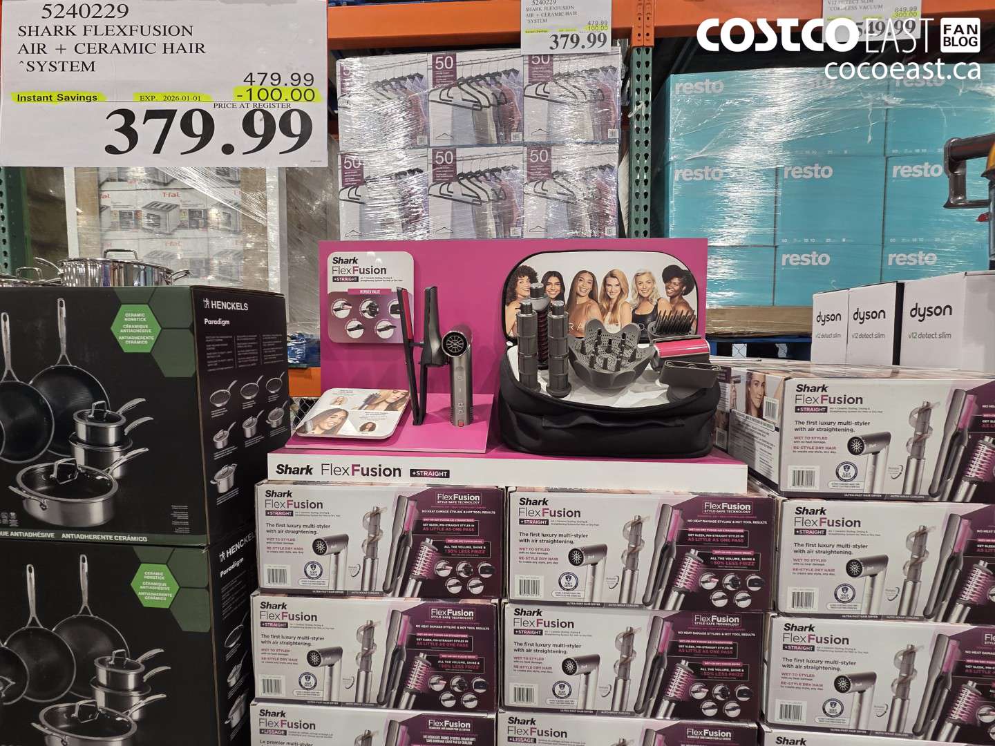 5240229 SHARK FLEXFUSION AIR + CERAMIC HAIR SYSTEM ($100.00 INSTANT SAVINGS EXPIRES ON 2026-01-01) $379.99