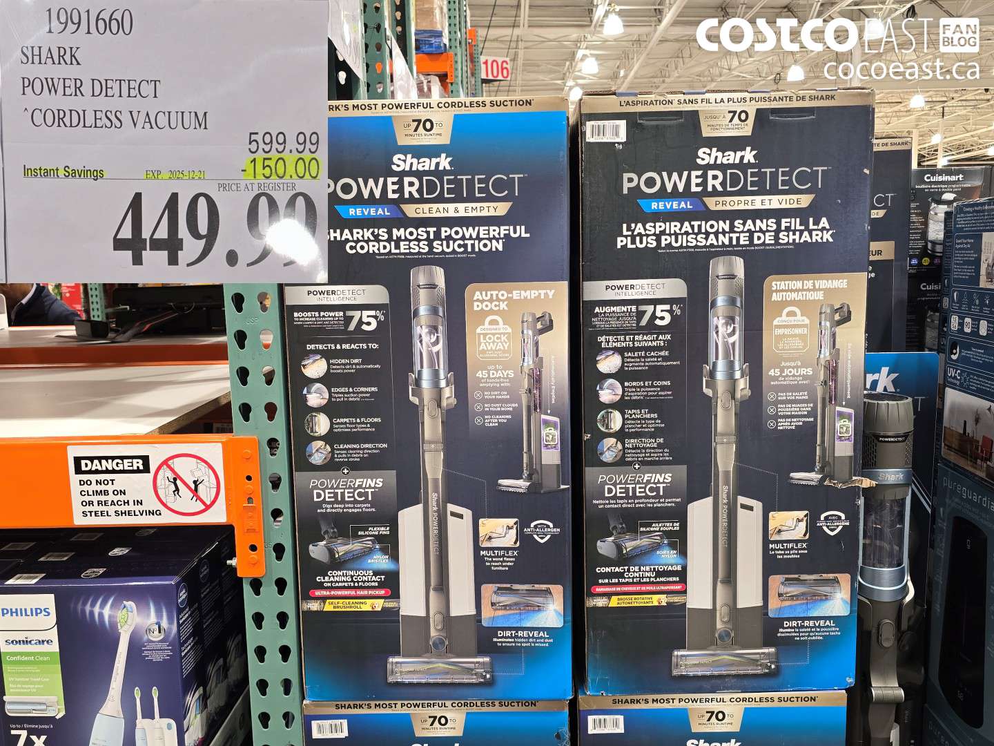 1991660 SHARK POWER DETECT “CORDLESS VACUUM ($150.00 INSTANT SAVINGS EXPIRES ON 2025-12-21) $449.99