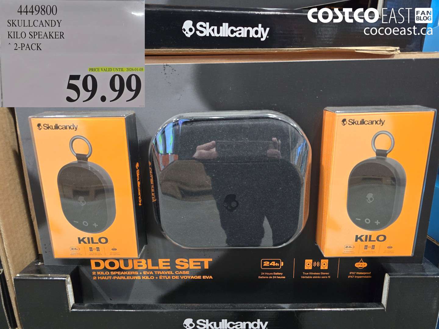 4449800 SKULLCANDY KILO SPEAKER 2-PACK $59.99
