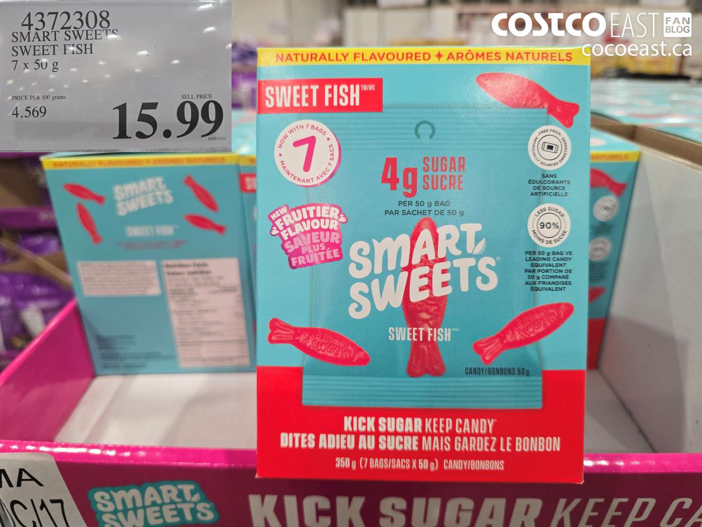 4372308 SMART SWEETS SWEET FISH 7 x 50 g $15.99
