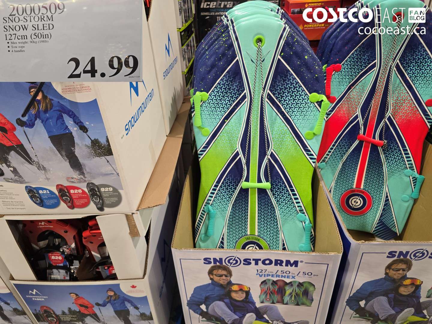 2000509 SNO-STORM SNOW SLED 127CM (50IN) $24.99