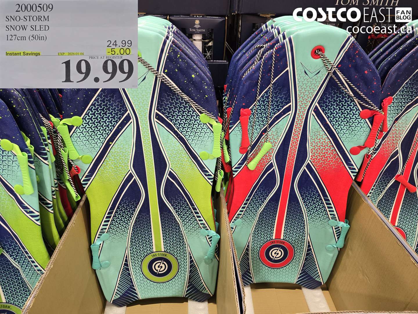 2000509 SNO-STORM SNOW SLED 127CM (50IN) ($5.00 INSTANT SAVINGS EXPIRES ON 2026-01-04) $19.99