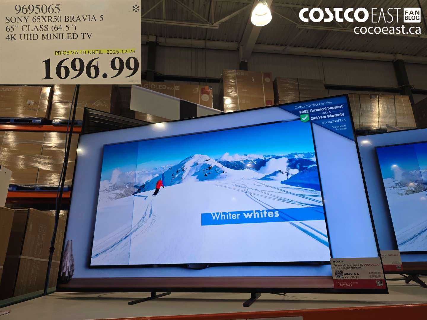 9695065 SONY 65XR50 BRAVIA 5 65