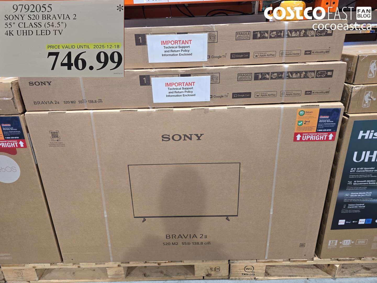 9792055 SONY S20 BRAVIA 2 55