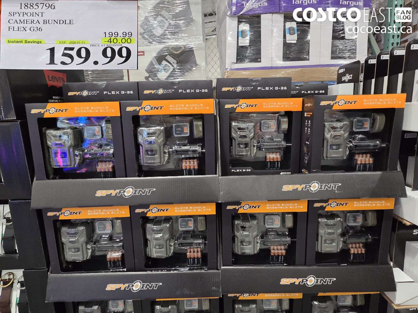 1885796 SPYPOINT CAMERA BUNDLE FLEX G36 ($40.00 INSTANT SAVINGS EXPIRES ON 2026-01-11) $159.99