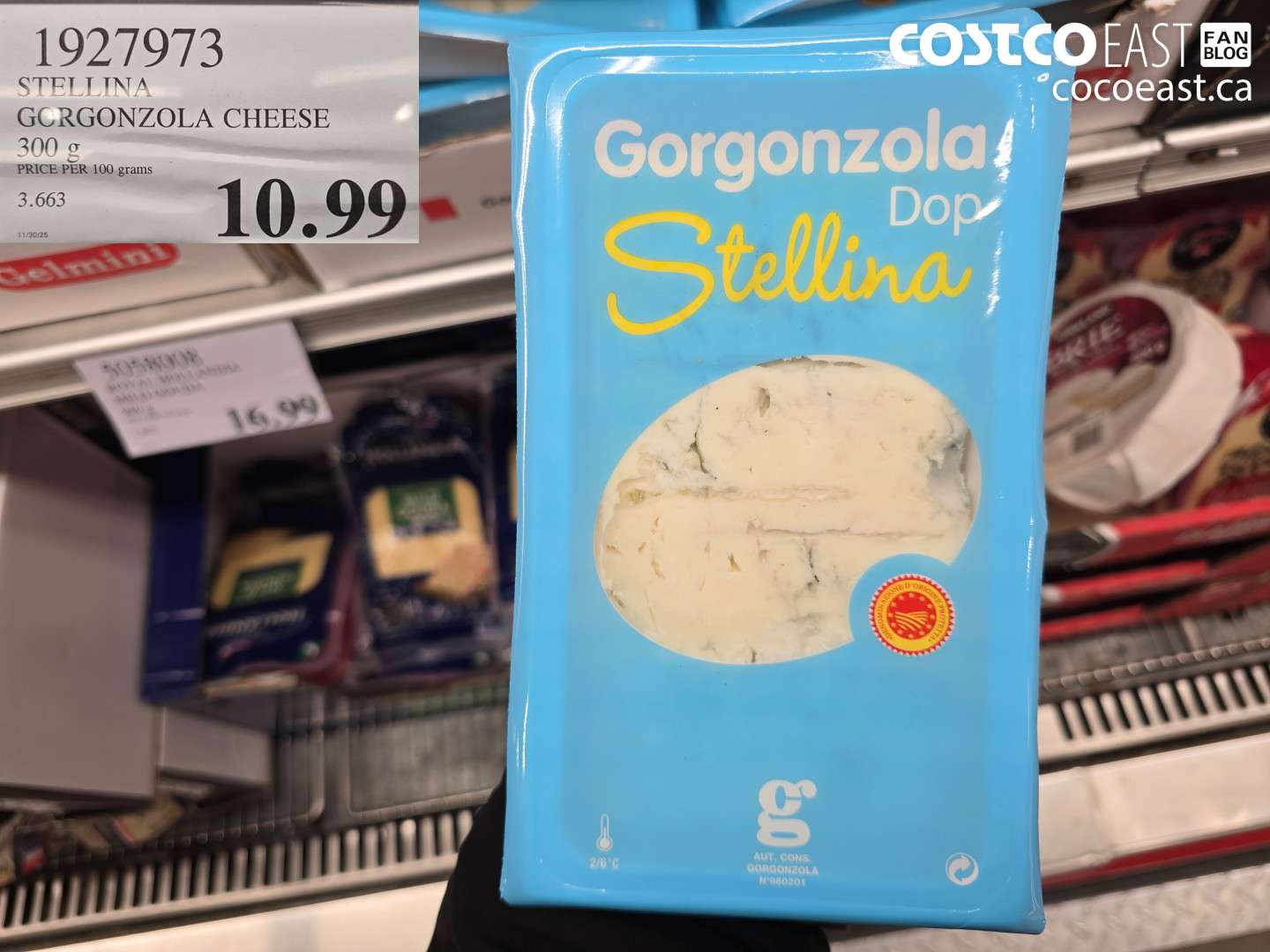 1927973 STELLINA GORGONZOLA CHEESE 300 G $10.99