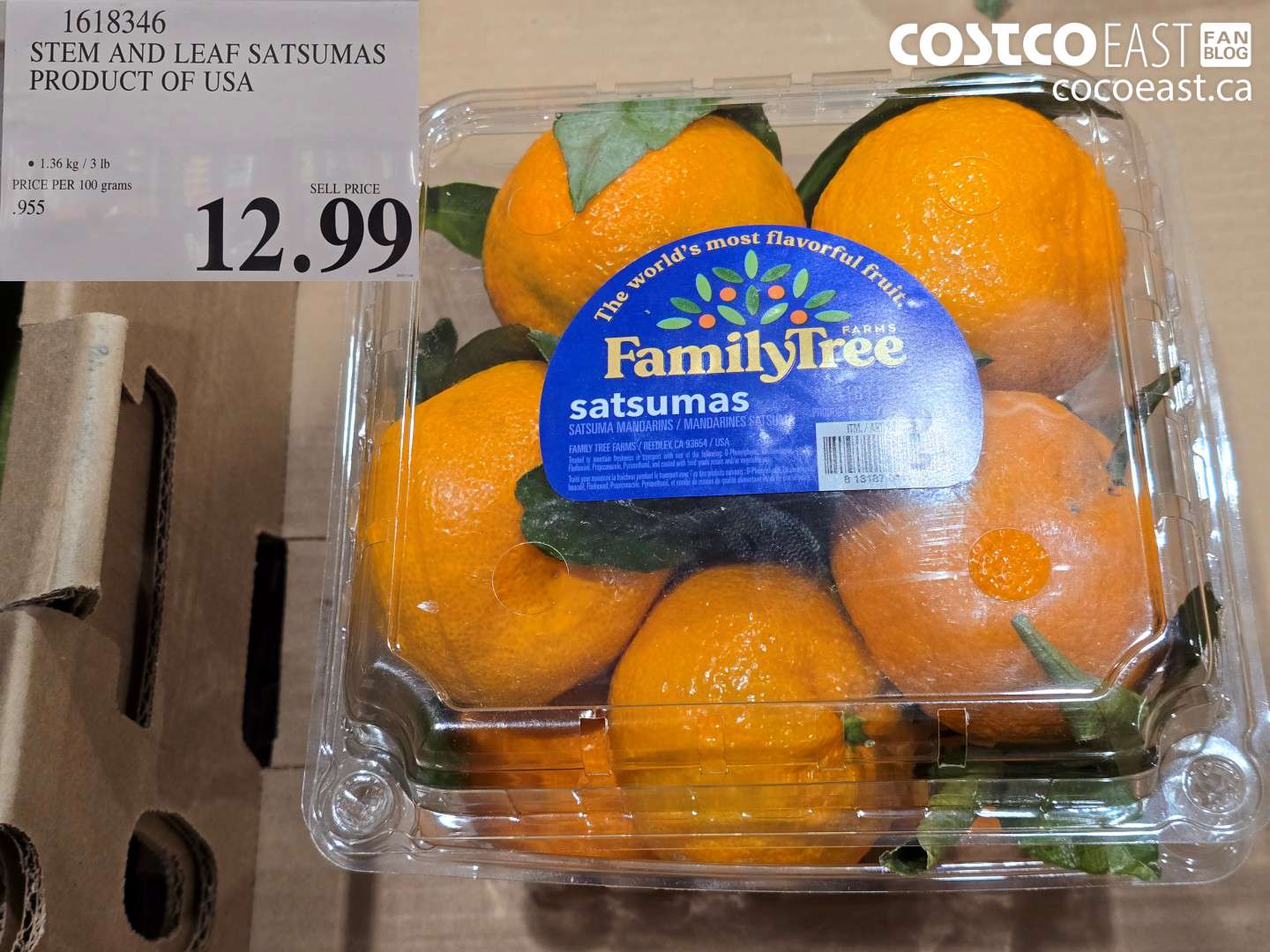 1618346 STEM AND LEAF SATSUMAS PRODUCT OF USA $12.99