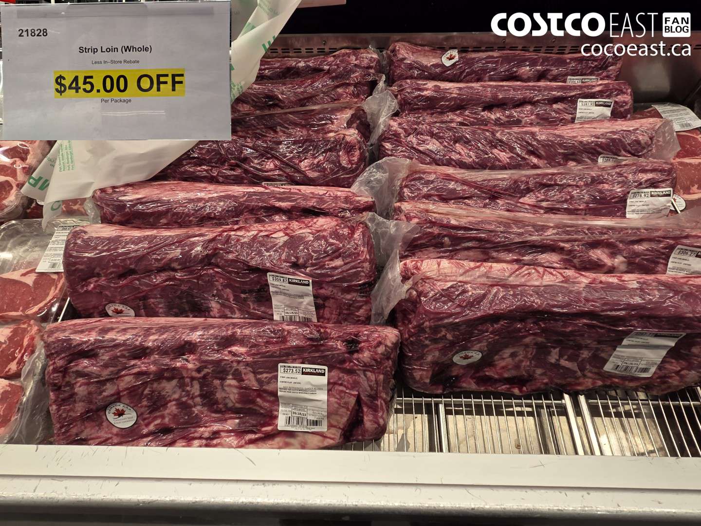 21828 STRIP LOIN (WHOLE) ($45.00 INSTANT SAVINGS)