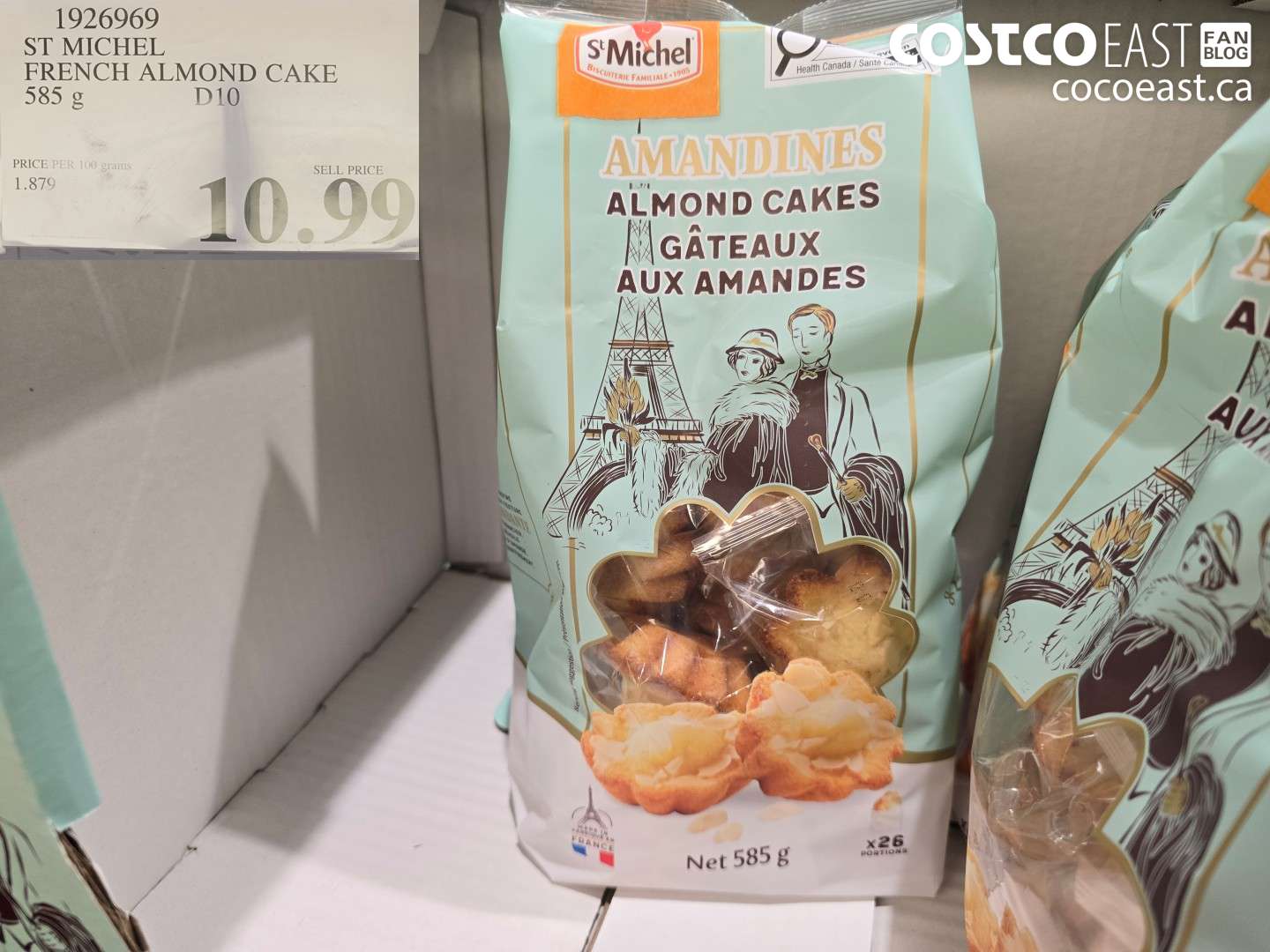 1926969 ST MICHEL FRENCH ALMOND CAKE 585 G $10.99