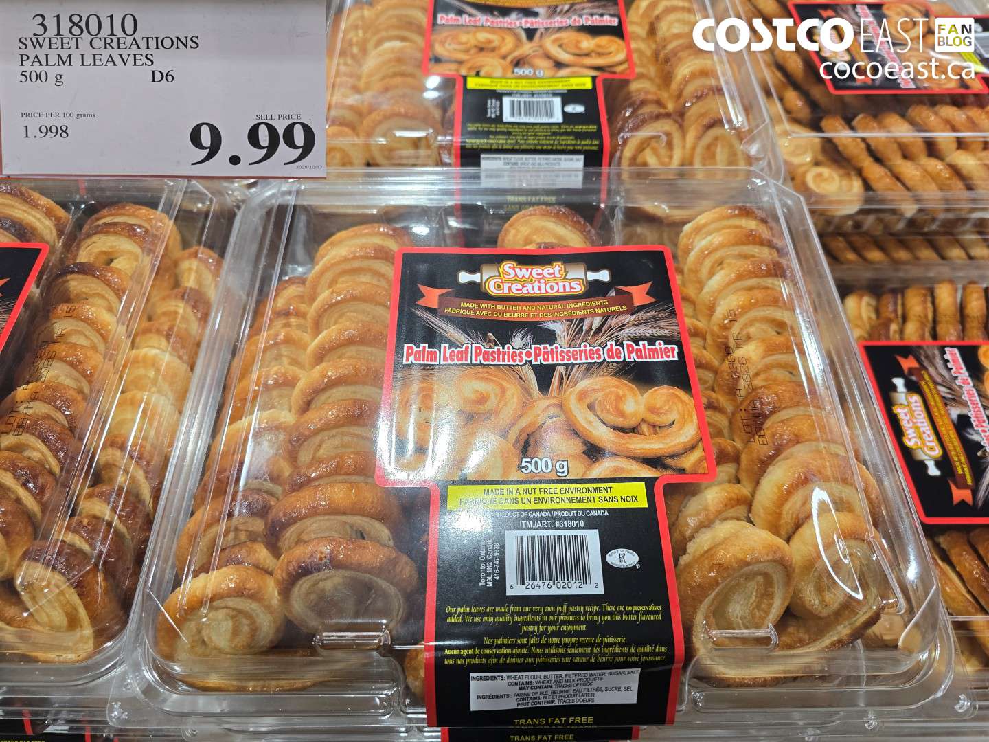 318010 SWEET CREATIONS PALM LEAVES 500 G $9.99