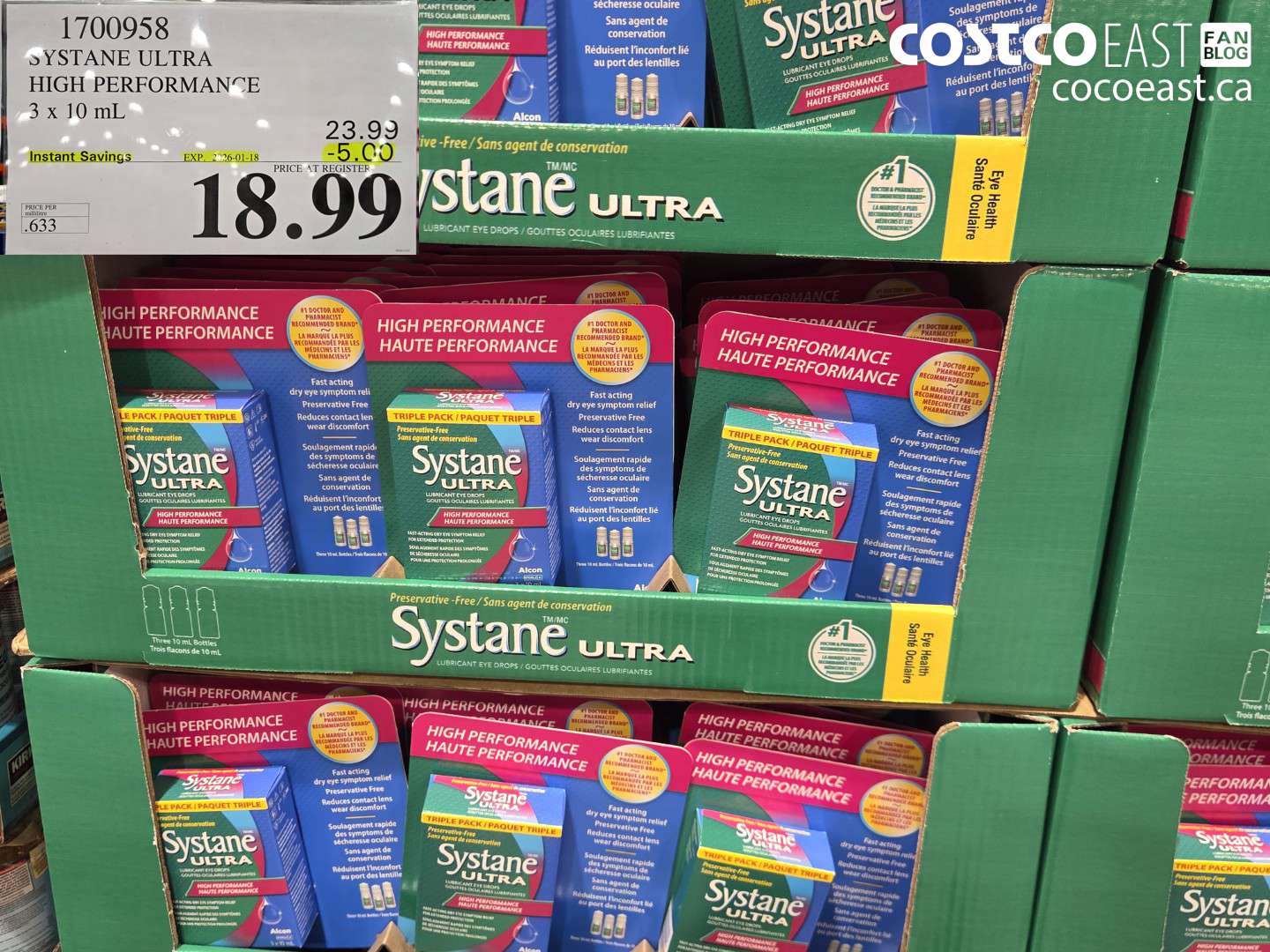 1700958 SYSTANE ULTRA PRESERVATIVE FREE 3 X 10 ML ($5.00 INSTANT SAVINGS EXPIRES ON 2026-01-18) $18.99