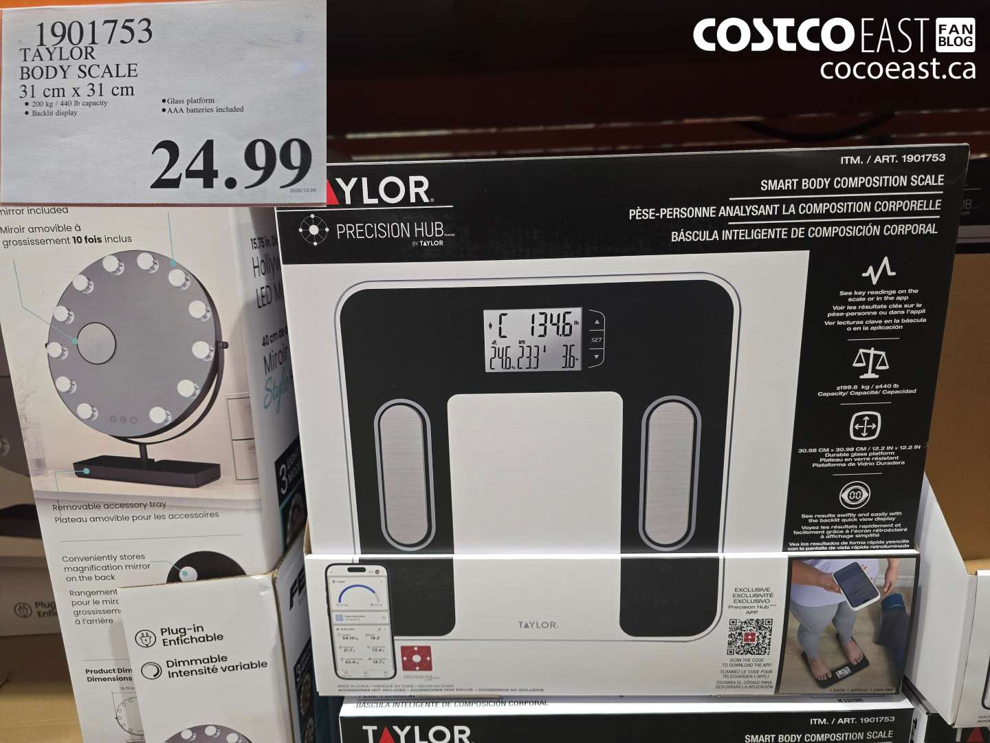 1901753 TAYLOR BODY SCALE 31 CM X 31 CM $24.99