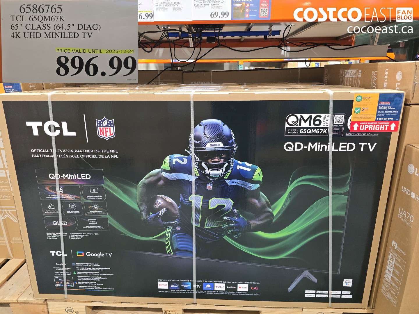 6586765 TCL 65QM67K 65