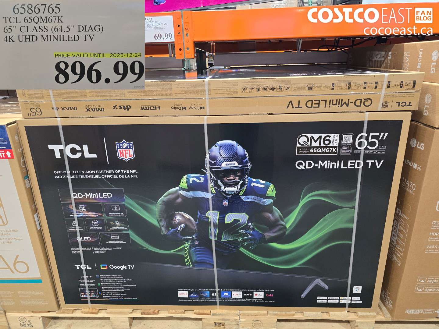 6586765 TCL 65QM67K 65