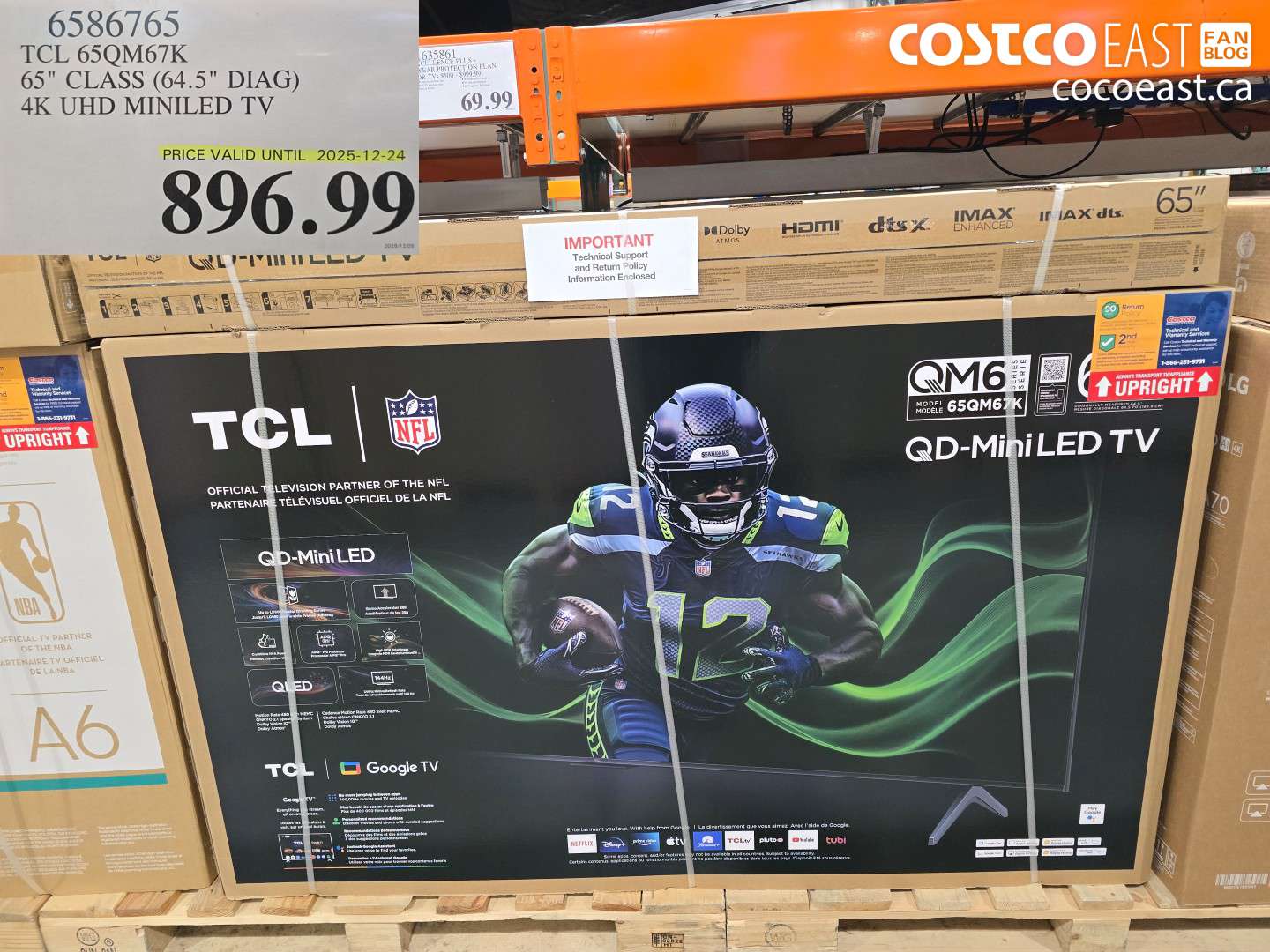 6586765 TCL 65QM67K 65