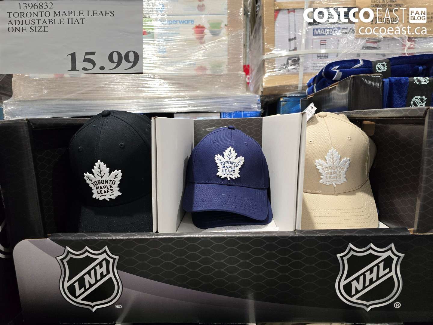 1396232 TORONTO MAPLE LEAFS ADJUSTABLE HAT ONE SIZE $15.99