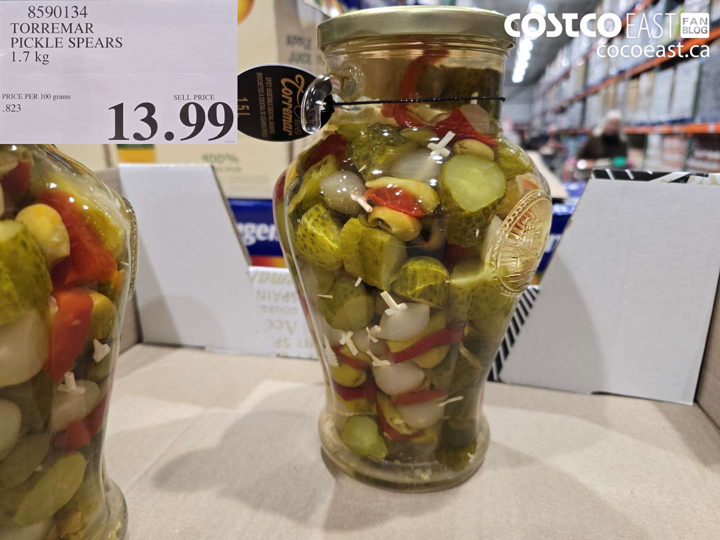 8590134 TORREMAR PICKLE SPEARS 1.7 kg $43.99