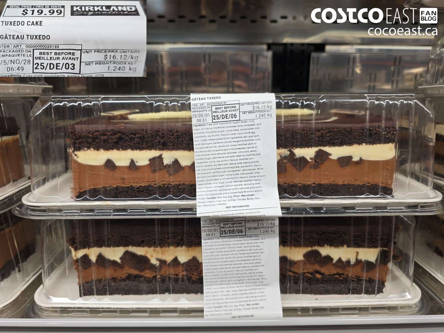 23133 TUXEDO CAKE $19.99