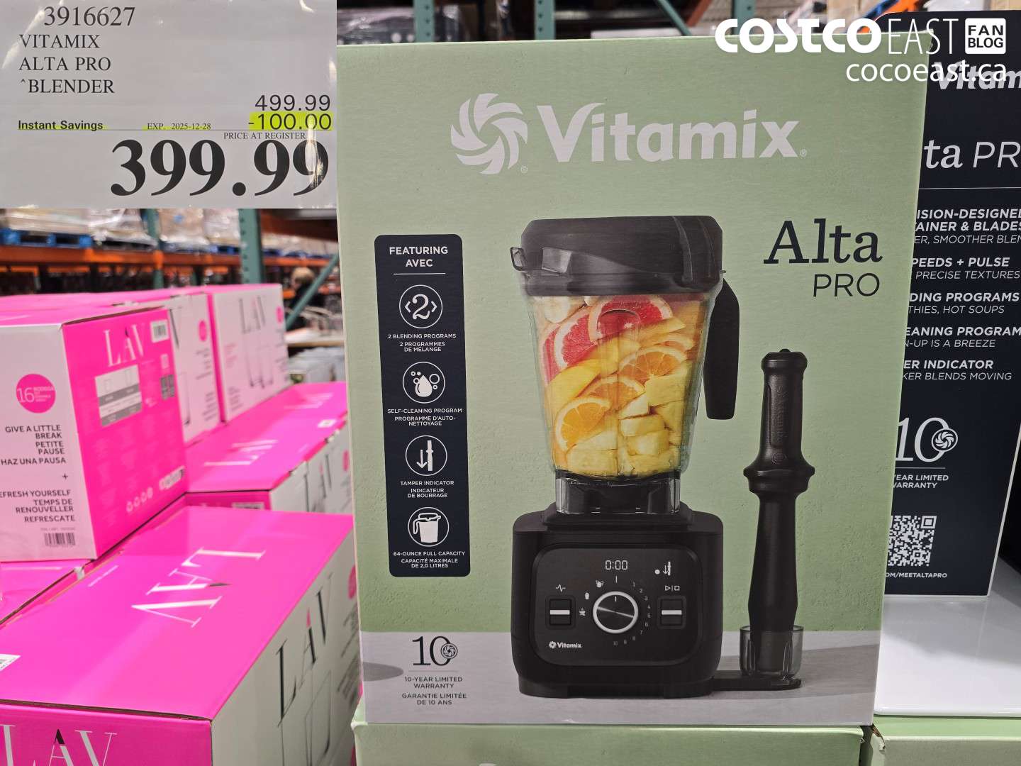 3916627 VITAMIX ALTA PRO BLENDER ($100.00 INSTANT SAVINGS EXPIRES ON 2025-12-28) $399.99