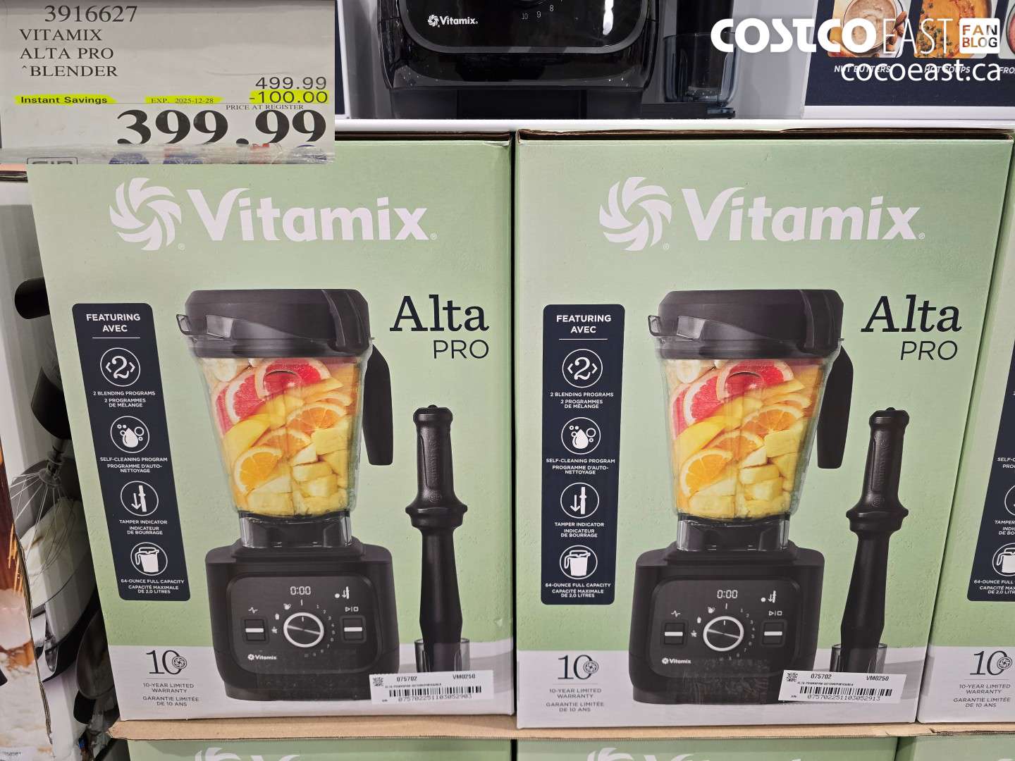 3916627 VITAMIX ALTA PRO BLENDER ($100.00 INSTANT SAVINGS EXPIRES ON 2025-12-28) $399.99