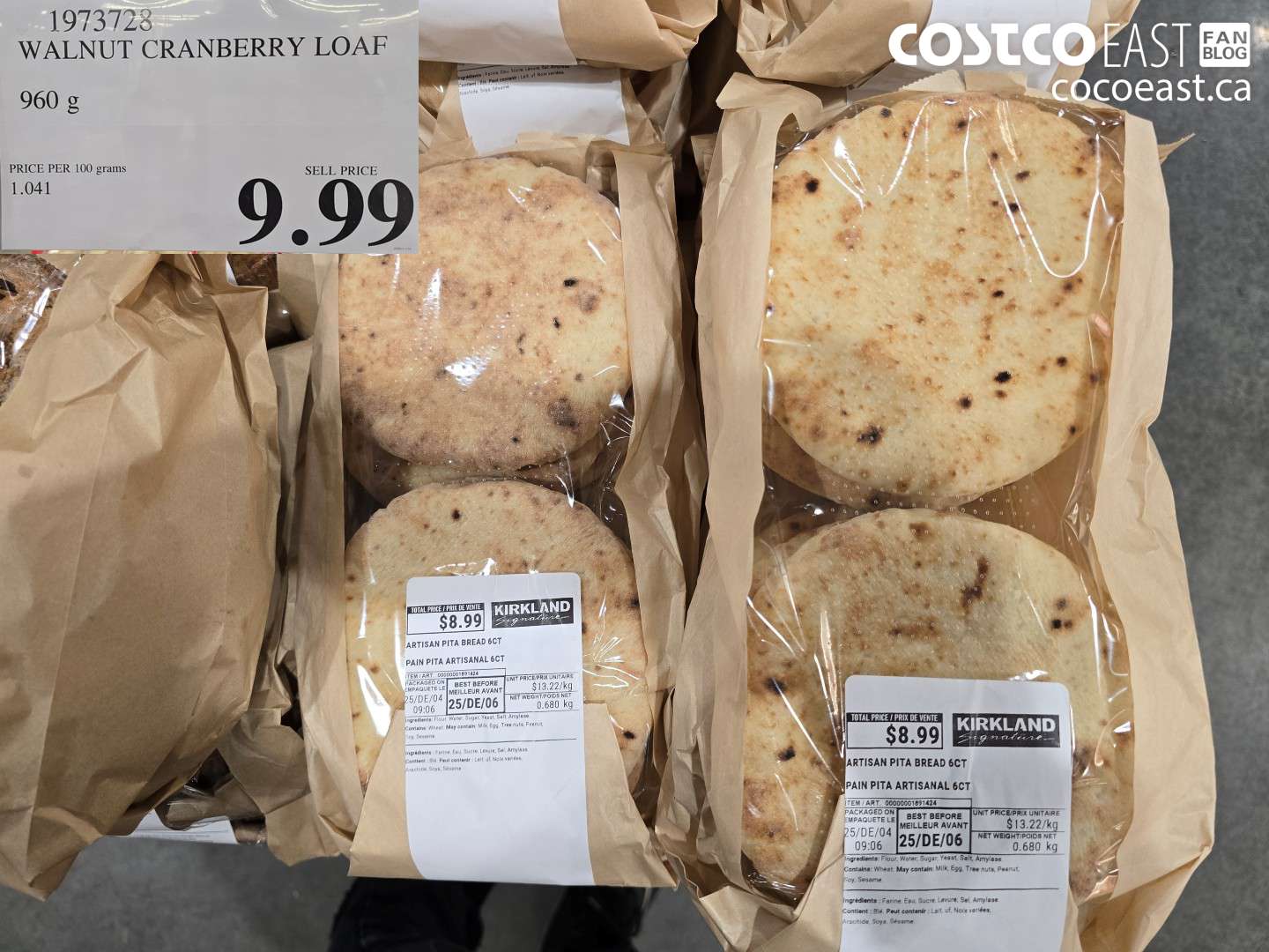 1973728 WALNUT CRANBERRY LOAF 960 g $9.99