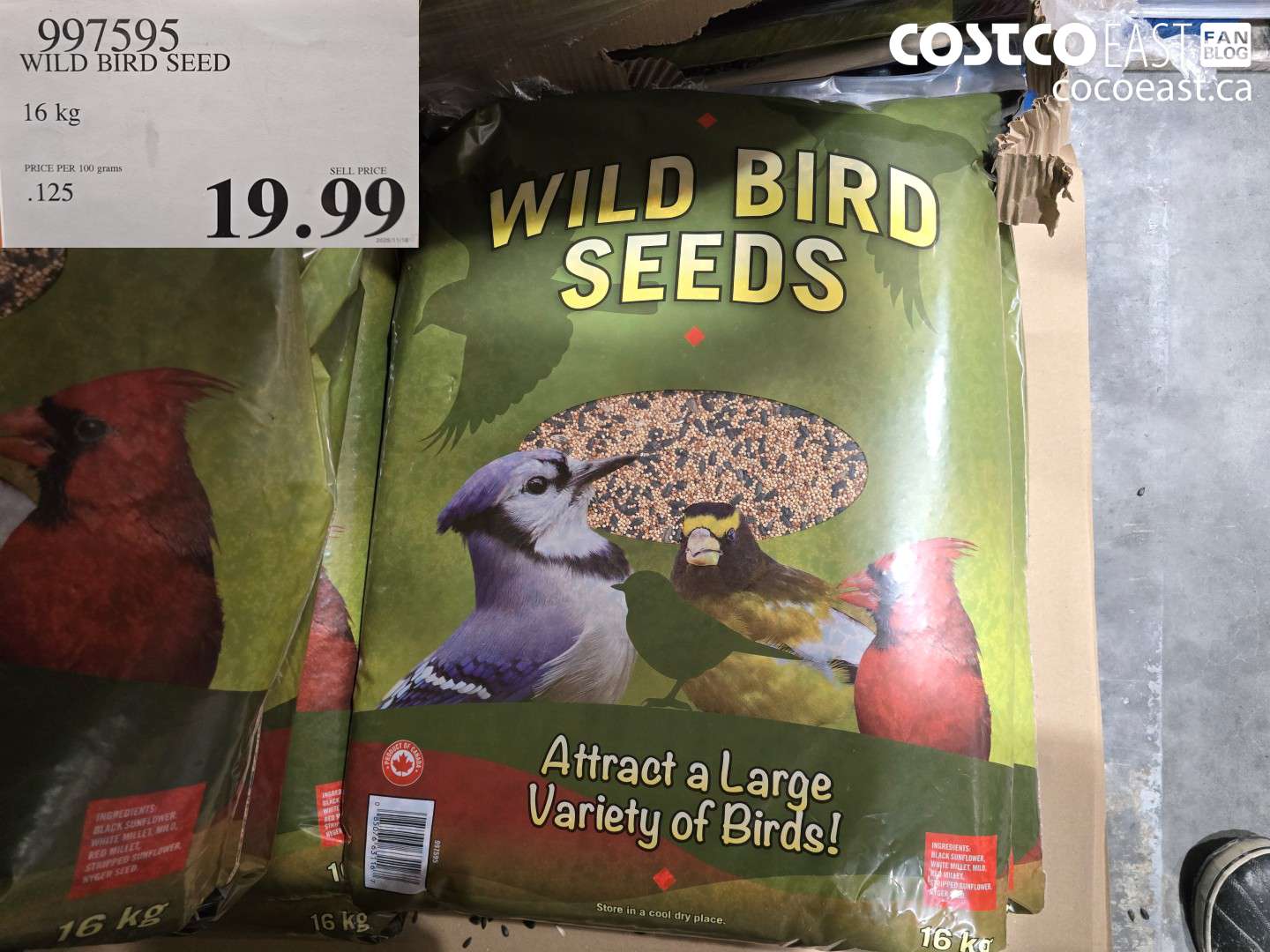 997595 WILD BIRD SEED 16 kg $19.99