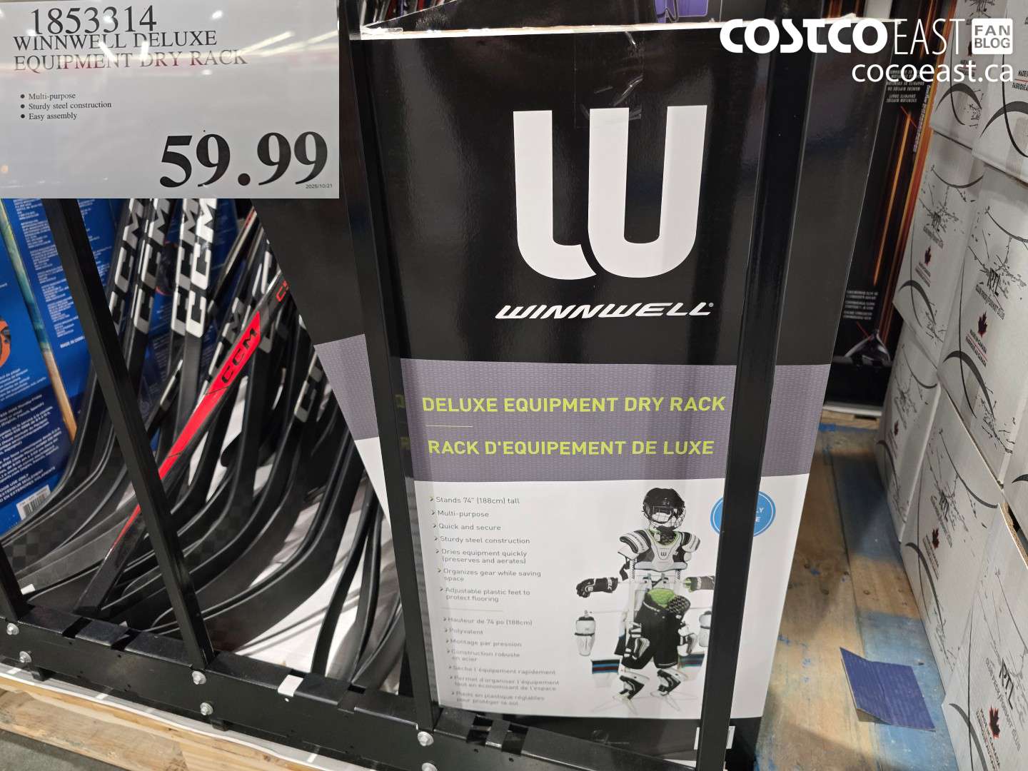 1853314 WINNWELL DELUXE EQUIPMENT DRY RACK $59.99