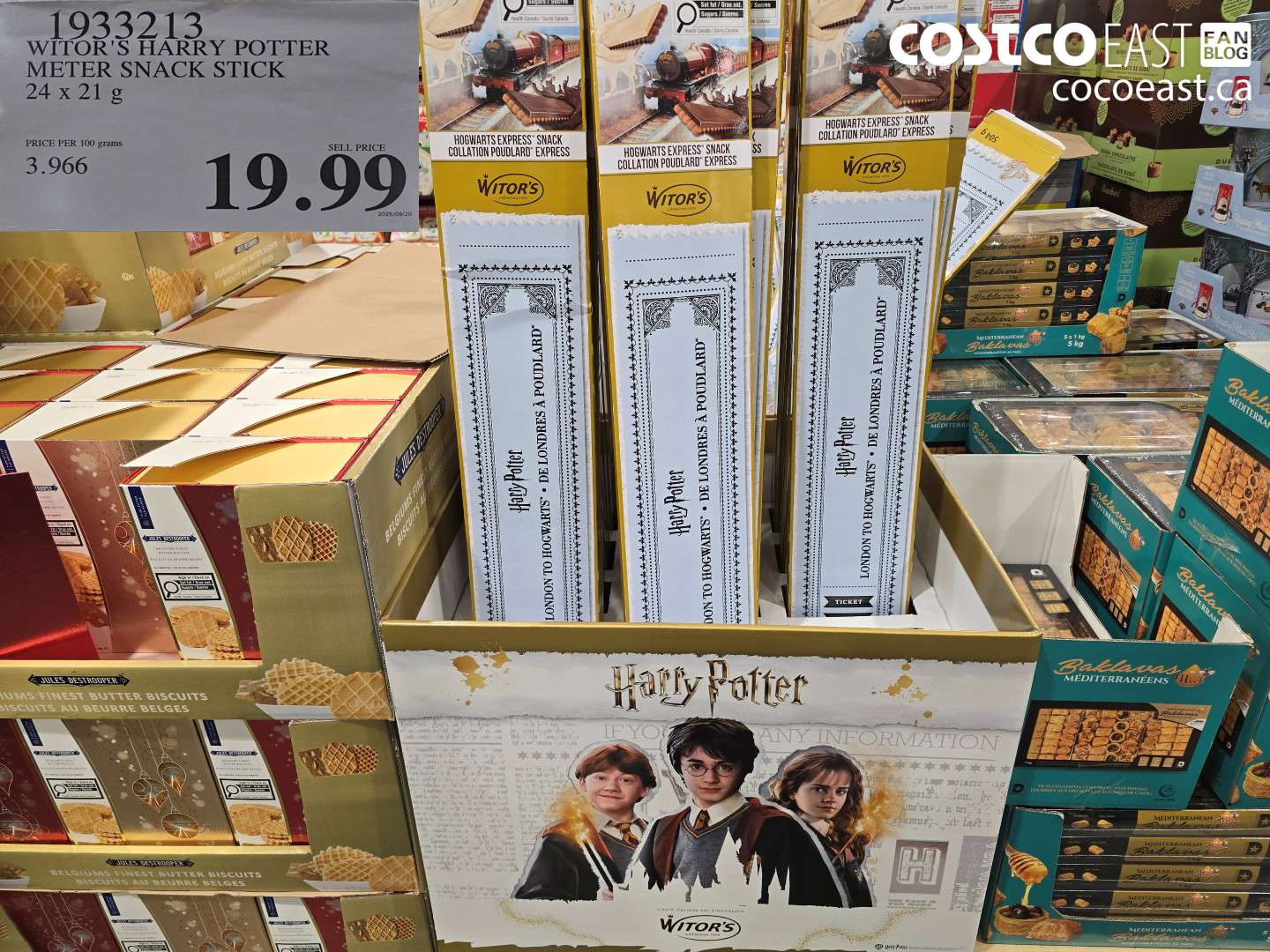 1933213 WITOR'S HARRY POTTER METER SNACK STICK 504 g $19.99