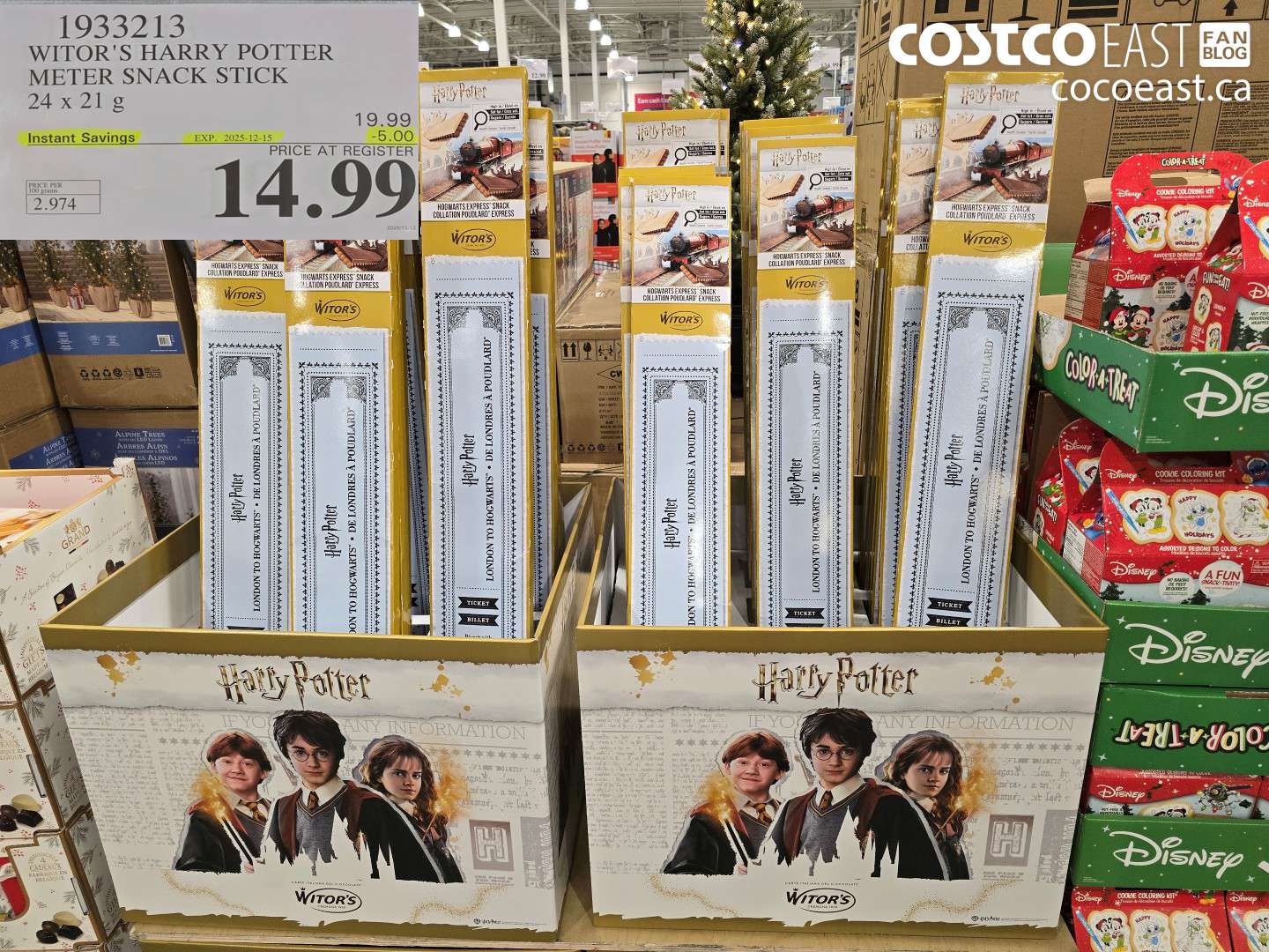 1933213 WITOR'S HARRY POTTER METER SNACK STICK 504 g ($5.00 INSTANT SAVINGS EXPIRES ON 2025-12-15) $14.99