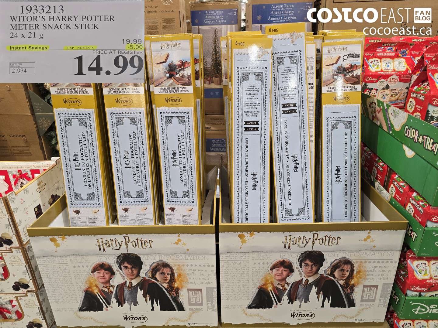 1933213 WITOR'S HARRY POTTER METER SNACK STICK 504 g ($5.00 INSTANT SAVINGS EXPIRES ON 2025-12-15) $14.99