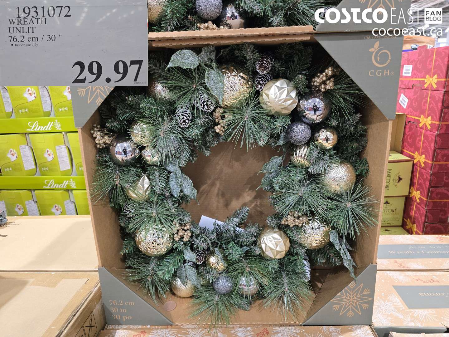 1931072 WREATH UNLIT 76.2 CM / 30