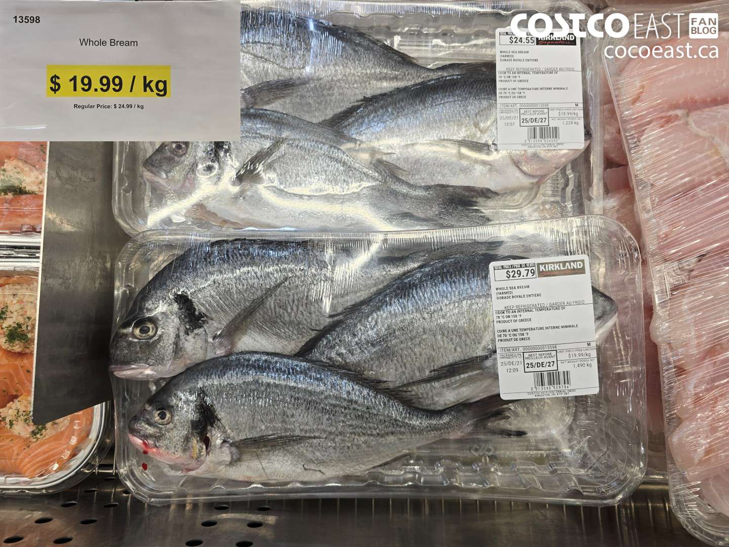 13598 Whole Bream ***DISCOUNT PER KG*** ($5.00 INSTANT SAVINGS)