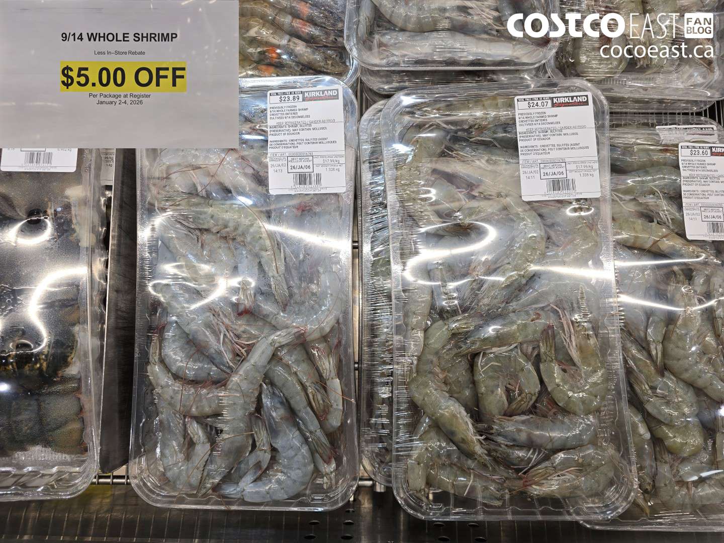 16783 9/14 WHOLE SHRIMP ($5.00 INSTANT SAVINGS)