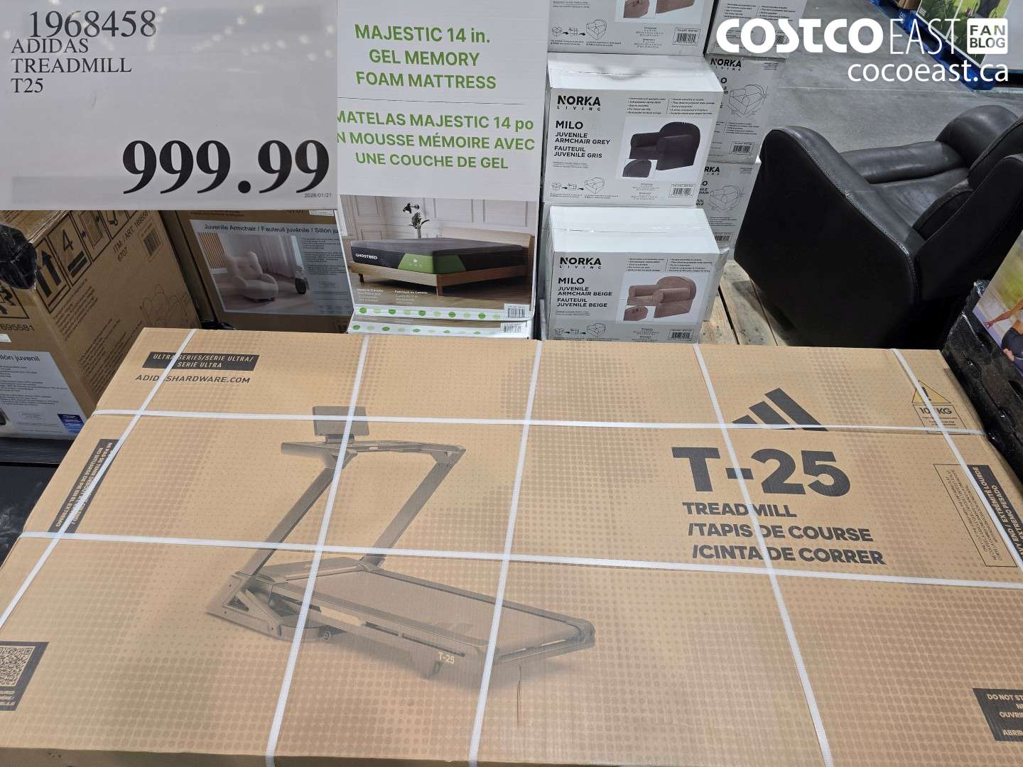 1968458 ADIDAS TREADMILL T25  $999.99