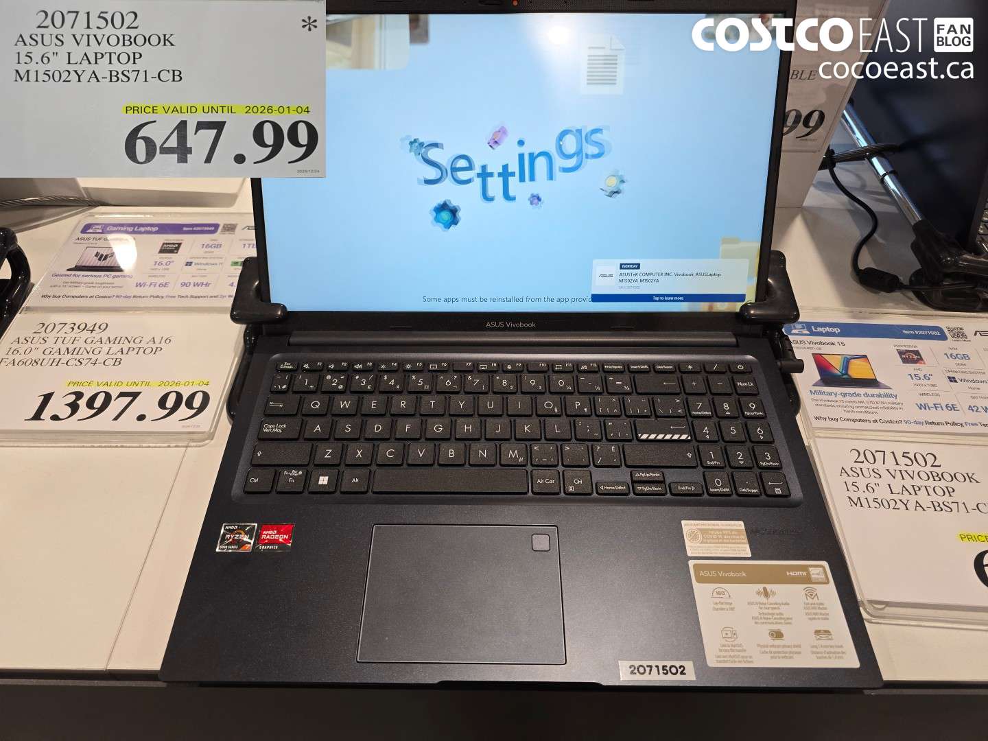 2071502 ASUS VIVOBOOK 15.6