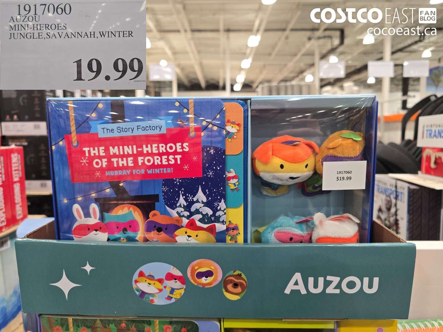 1917060 AUZOU MINI-HEROES JUNGLE, SAVANNAH, WINTER $19.99