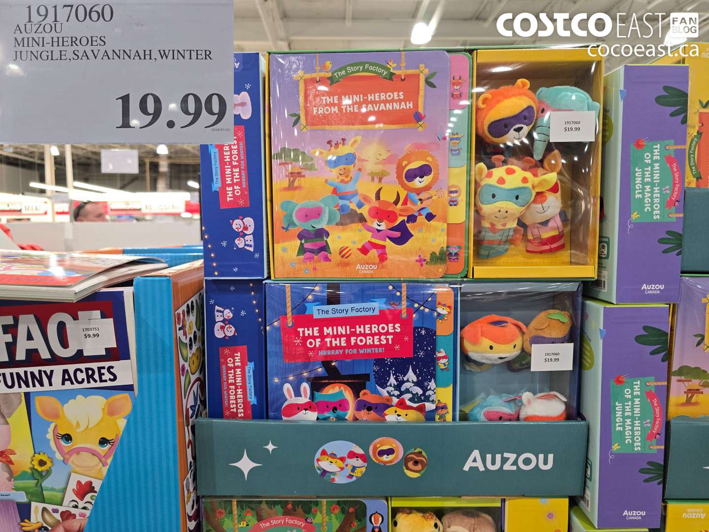 1917060 AUZOU MINI-HEROES JUNGLE, SAVANNAH, WINTER $19.99