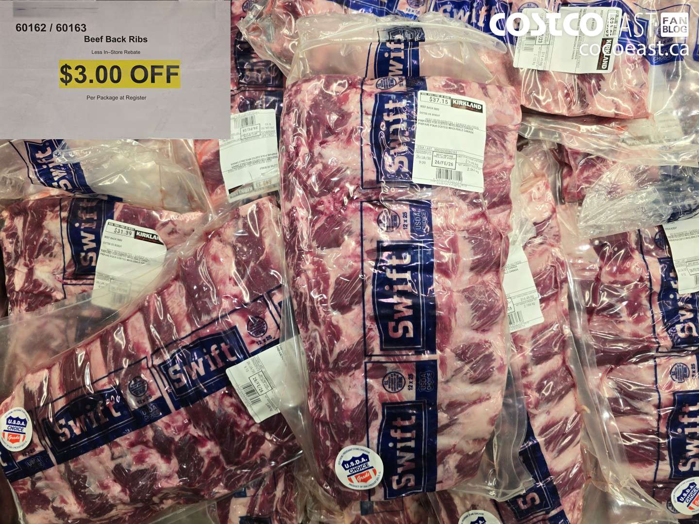 60162 BEEF BACK RIBS ($3.00 INSTANT SAVINGS)