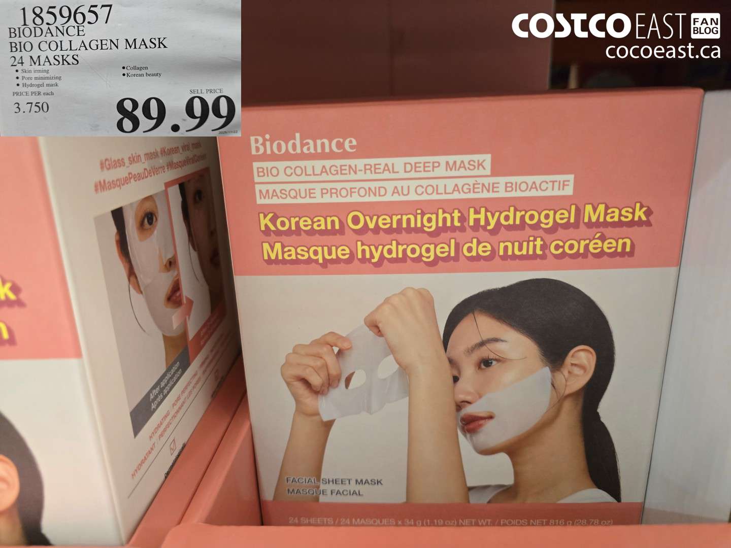1859657 BIODANCE BIO COLLAGEN MASK 24 MASKS $89.99